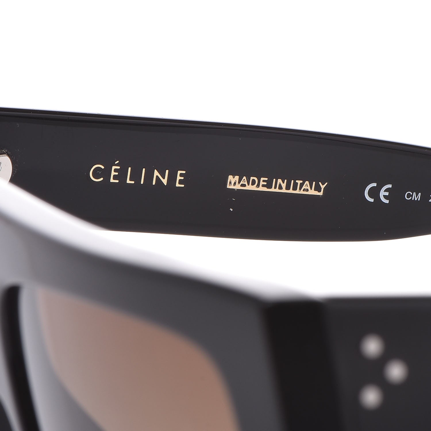 Celine Shadow Sunglasses CL 41026/S Black Havana 5 of 7