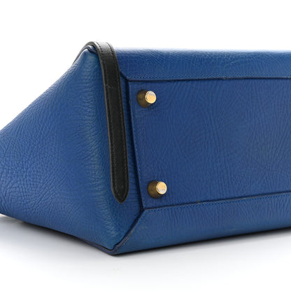 Celine Elephant Calfskin Mini Tri-Color Belt Bag Indigo 8 of 16