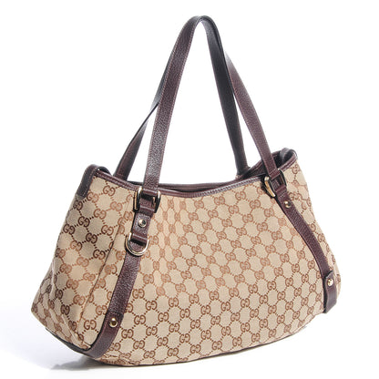 Gucci Monogram Medium Abbey Shoulder Bag Dark Brown 3 of 7