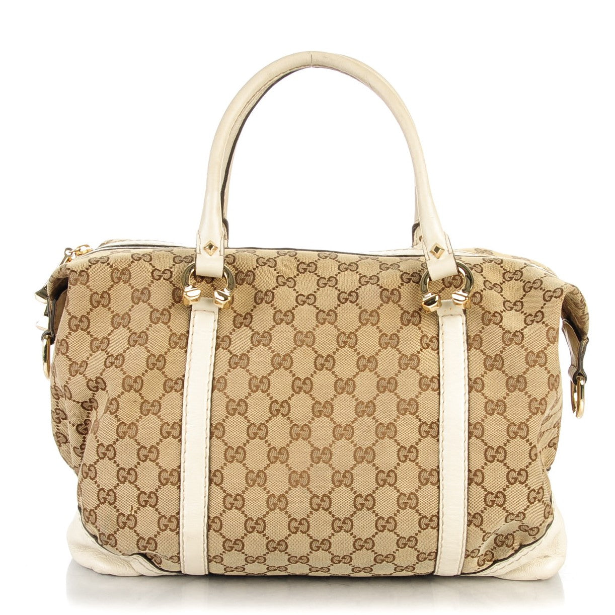 Monogram Horsebit Nail Medium Boston White