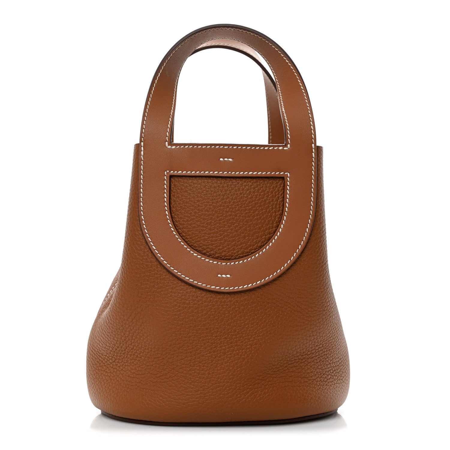 Hermes Taurillon Clemence Swift In-The-Loop 18 Bag Gold 1 of 10