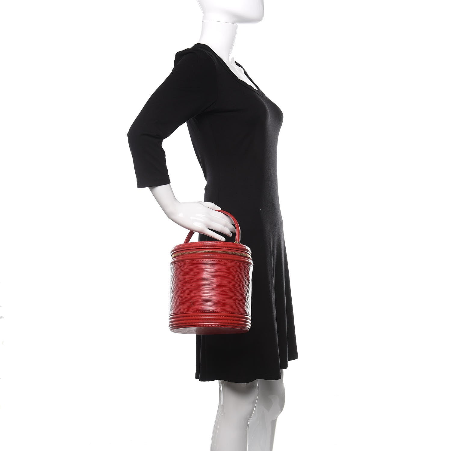 Louis Vuitton Epi Cannes Castillan Red 2 of 15
