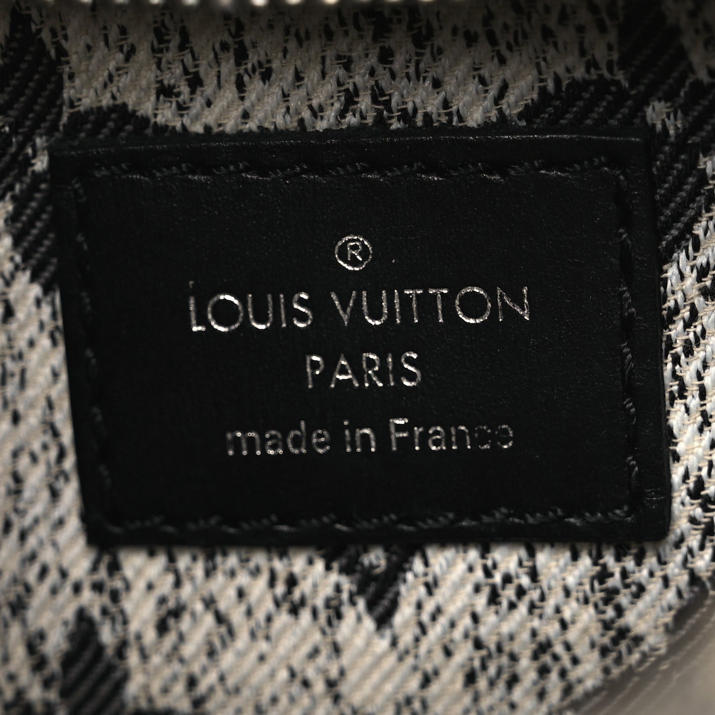 Monogram Jacquard Denim Loop Black