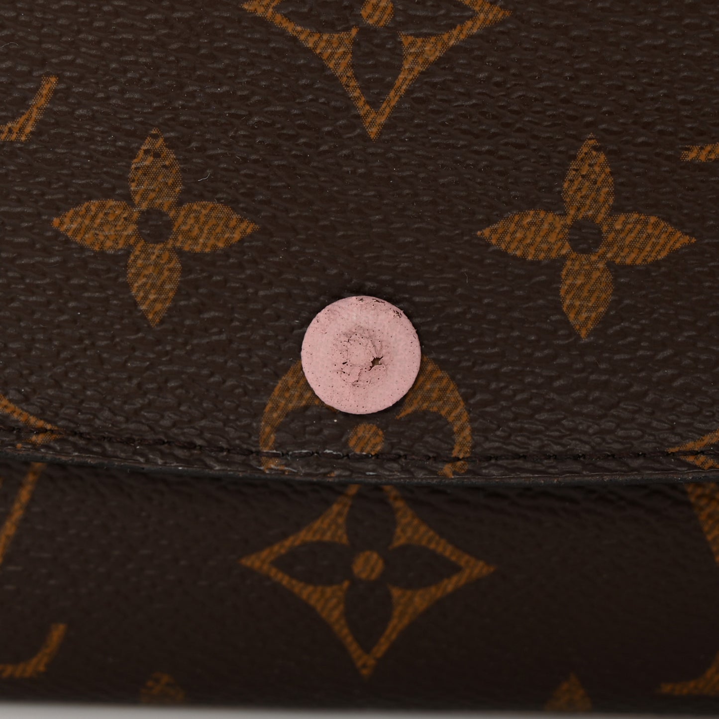 Monogram Emilie Wallet Rose Ballerine