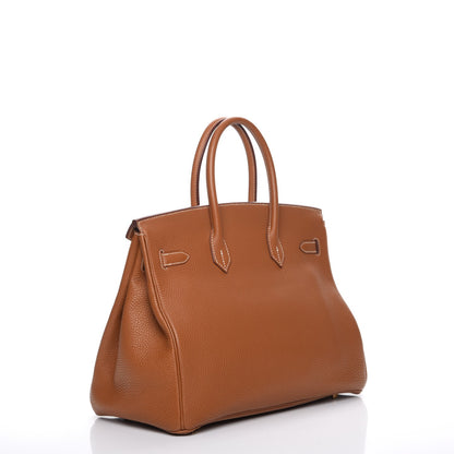 Hermes Togo Birkin 35 Gold 6 of 26