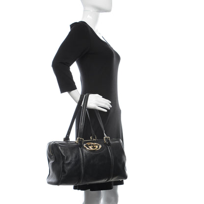 Gucci Calfskin Medium Britt Boston Black 2 of 25