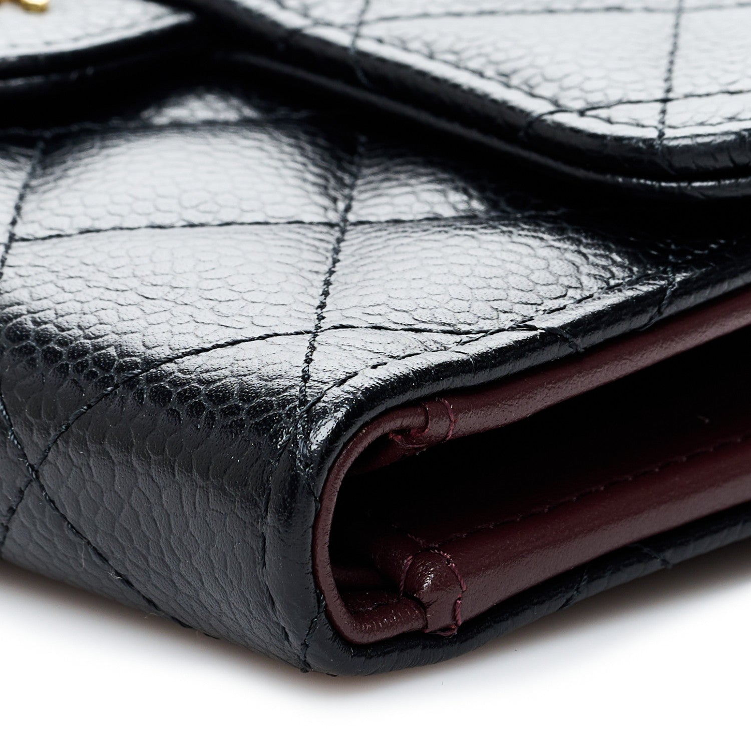 Chanel Caviar Quilted Medium Flap Wallet Black 10 of 10