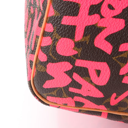 Louis Vuitton Monogram Graffiti Speedy 30 Fuchsia 12 of 12