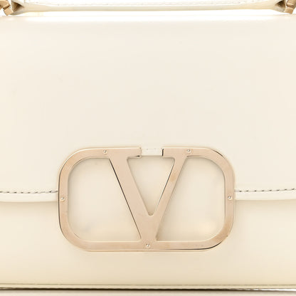 Valentino Garavani Smooth Calfskin Small VLogo Shoulder Bag White 7 of 12