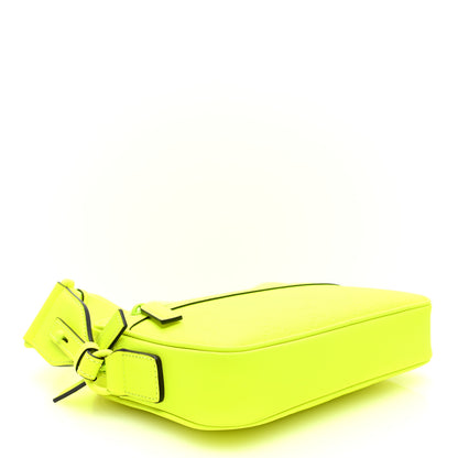 Gucci Rubber Effect Monogram GG Crossbody Bag Fluorescent Yellow 4 of 9