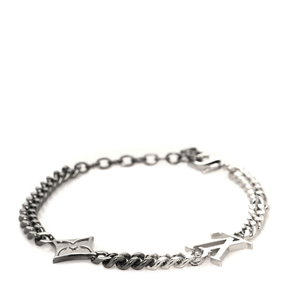 Louis Vuitton Brass LV Instinct Bracelet Silver 1 of 5