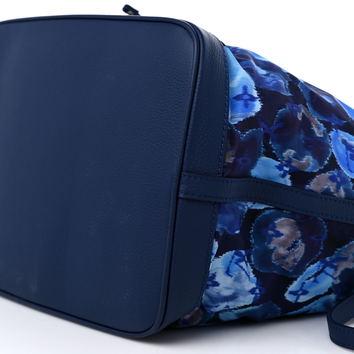 Louis Vuitton Nylon Monogram Ikat Noefull MM Grand Blue 8 of 9
