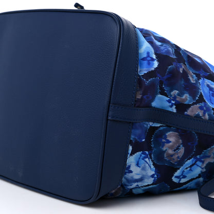 Louis Vuitton Nylon Monogram Ikat Noefull MM Grand Blue 8 of 9