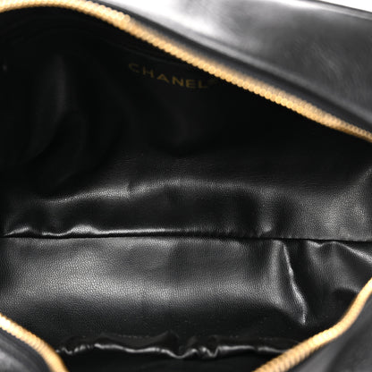 Chanel Lambskin Diamond Stitch Cosmetic Case Black 5 of 9
