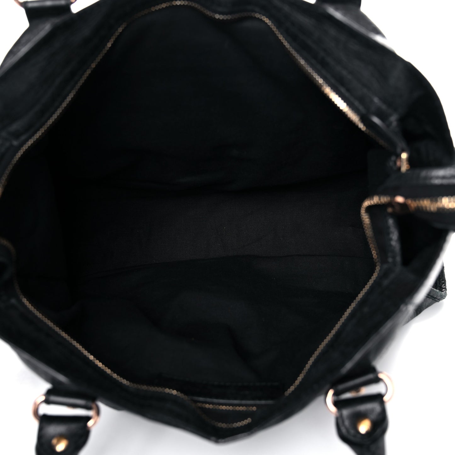 Agneau Giant 12 Rose Gold Hardware City Black