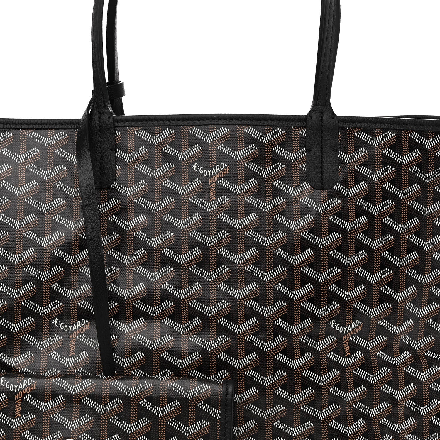 Goyard Goyardine Saint Louis PM Black 9 of 12
