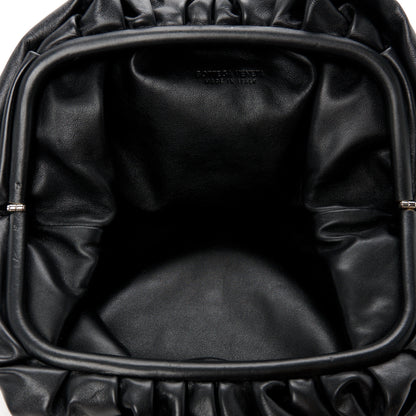 Bottega Veneta Smooth Butter Calf The Pouch Oversized Clutch Black 5 of 11