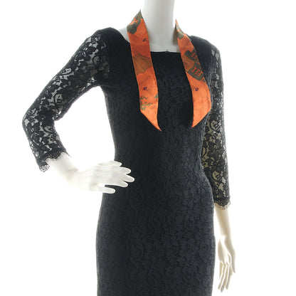 Hermes Silk Pavois Twilly Orange 2 of 5