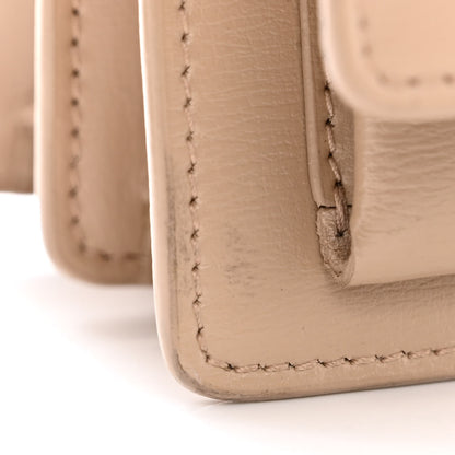 Saint Laurent Calfskin Medium Monogram Sunset Dark Beige 12 of 18