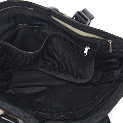 Burberry Nylon Quilted Diaper Bag Black 6 of 9