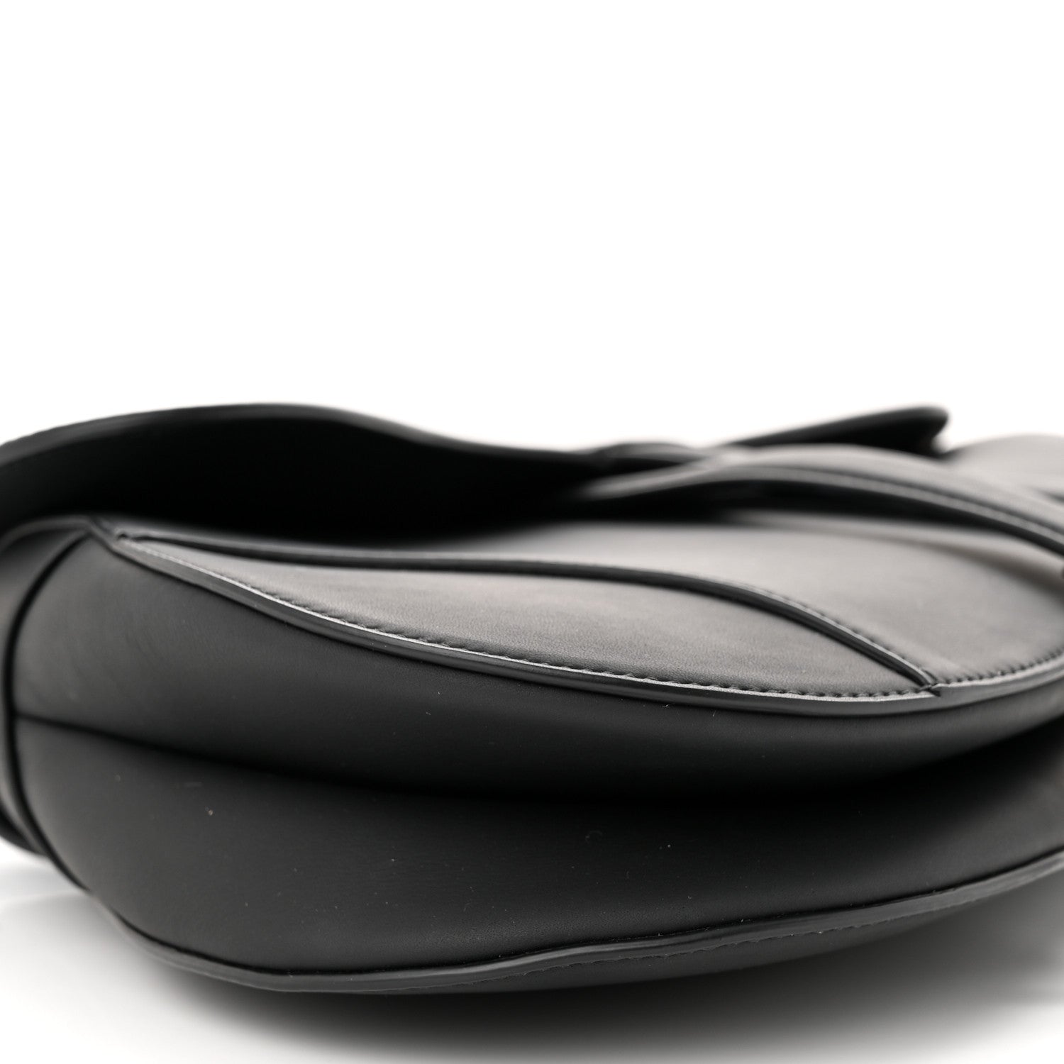 Christian Dior Ultra Matte Calfskin Saddle Bag Black 9 of 11