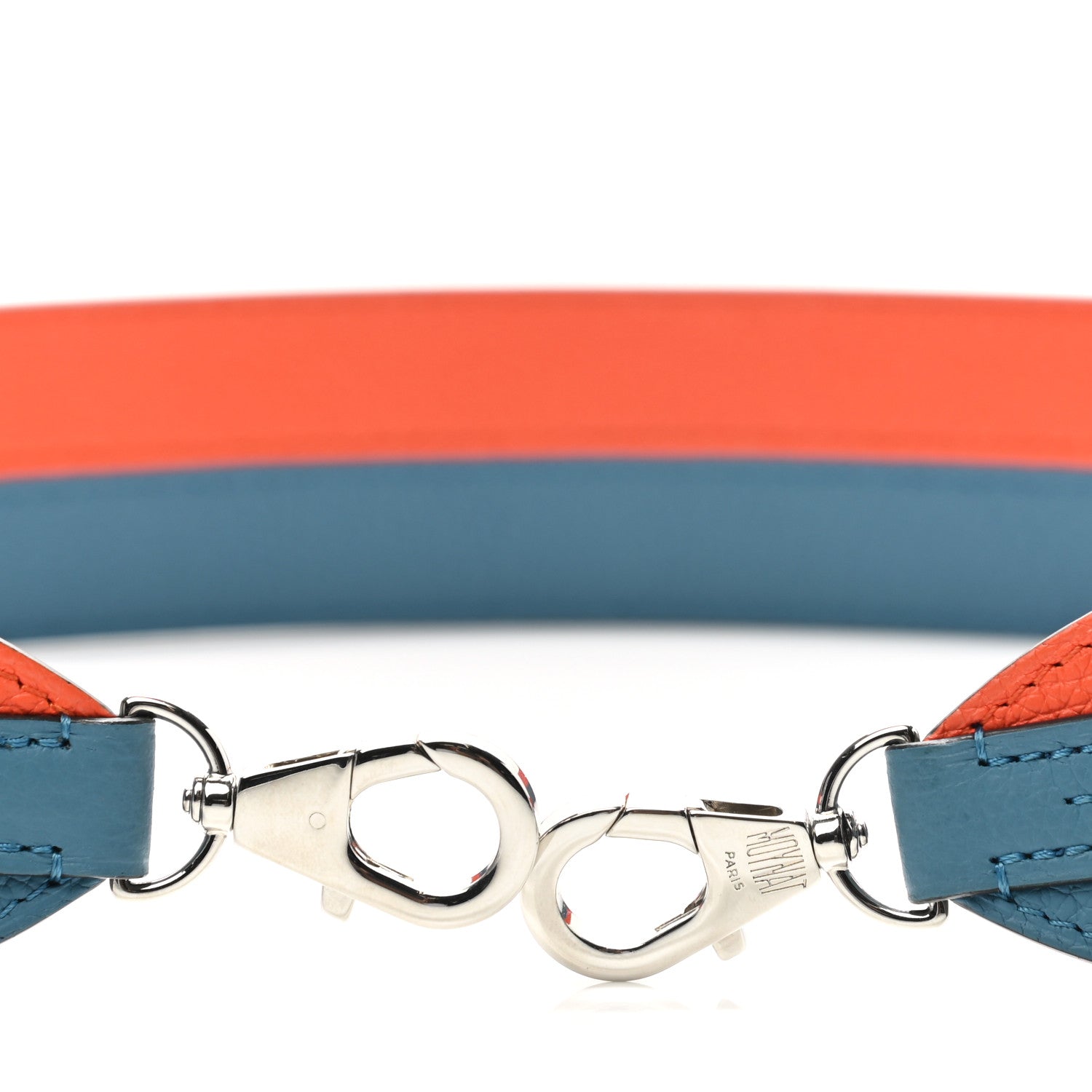 Moynat Taurillon Blush Across Strap Capucine Sky Blue 3 of 4