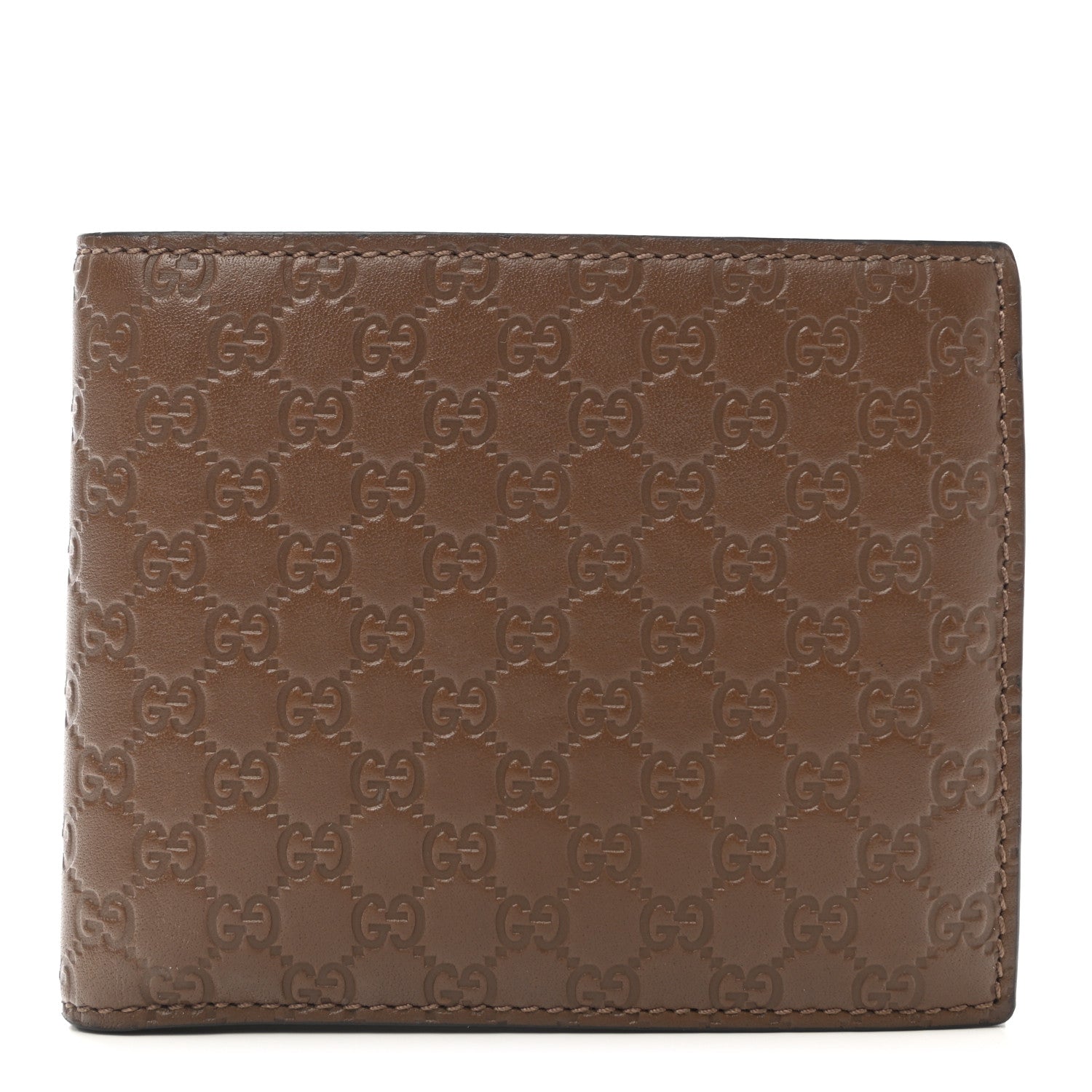 Gucci Microguccissima Bi-Fold Wallet Acero 1 of 8