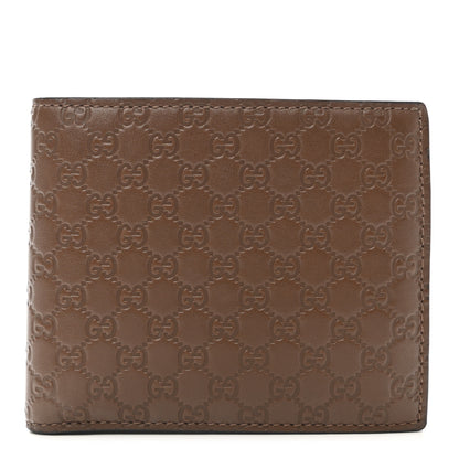 Gucci Microguccissima Bi-Fold Wallet Acero 1 of 8