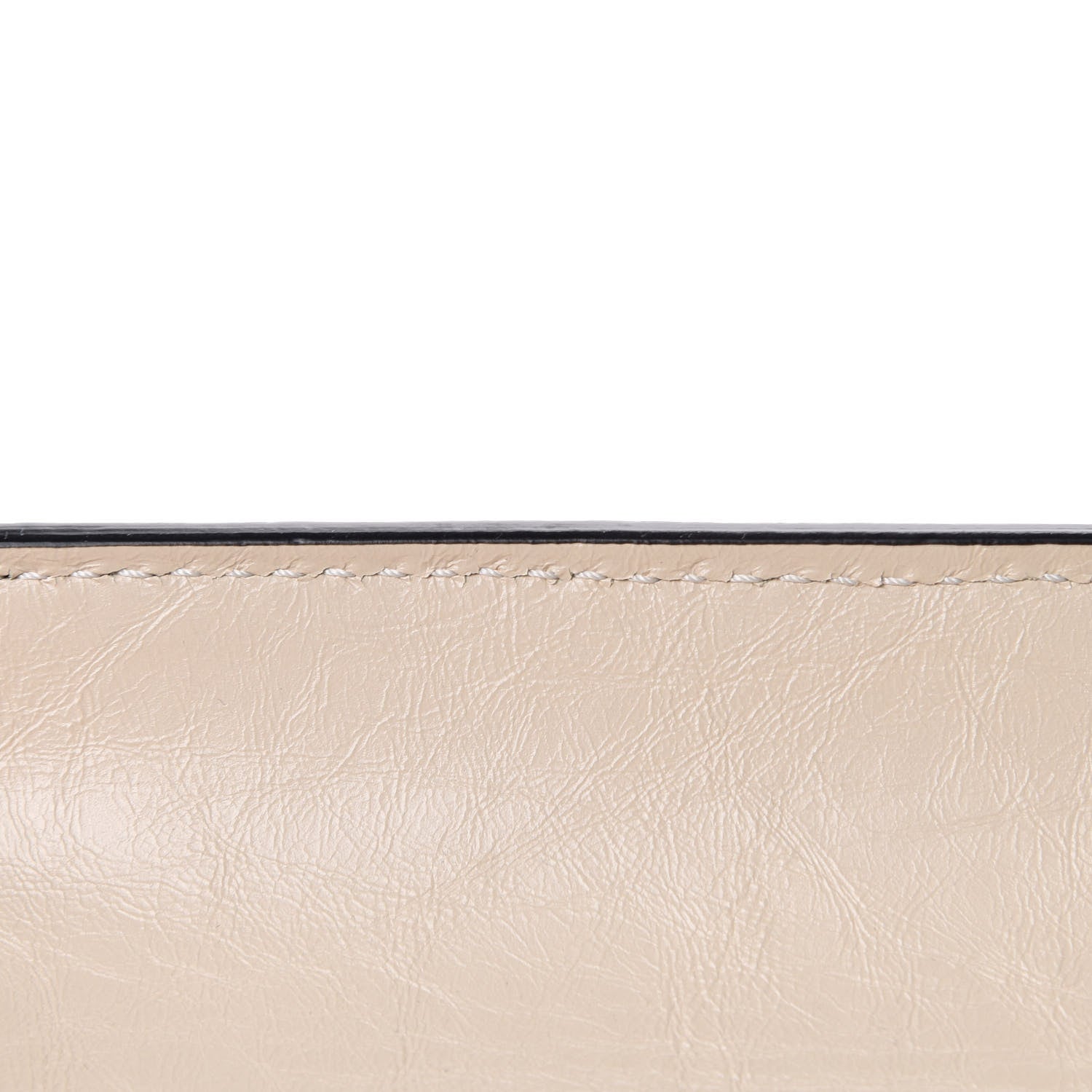 Valentino Garavani Craquele Calfskin Medium Glam Lock Rockstud Flap Light Ivory 15 of 15