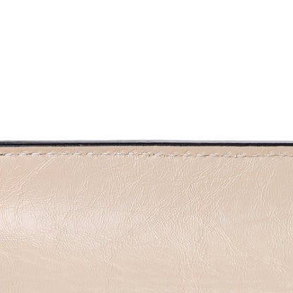 Valentino Garavani Craquele Calfskin Medium Glam Lock Rockstud Flap Light Ivory 15 of 15