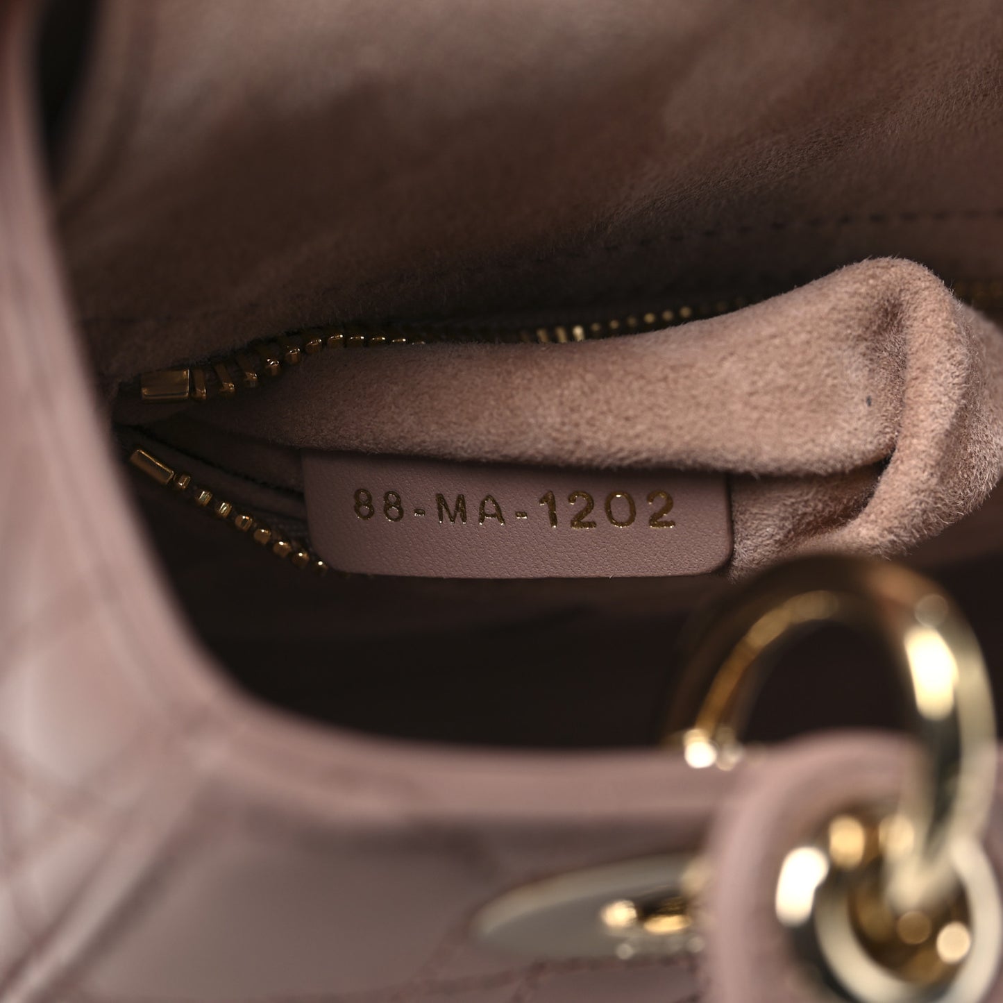 Lambskin Cannage Small My ABC Dior Lady Dior Fard