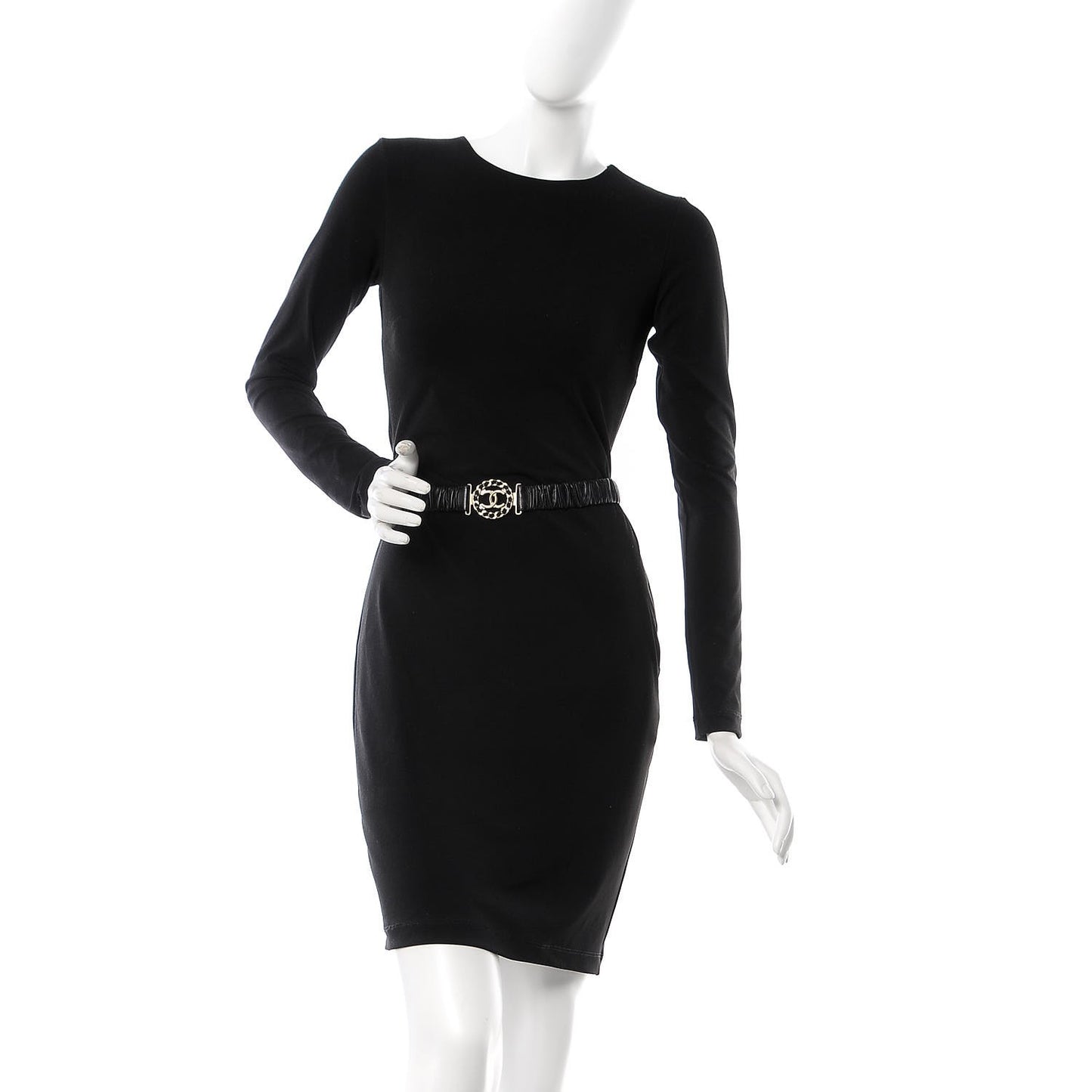 Lambskin CC Belt 90 Black