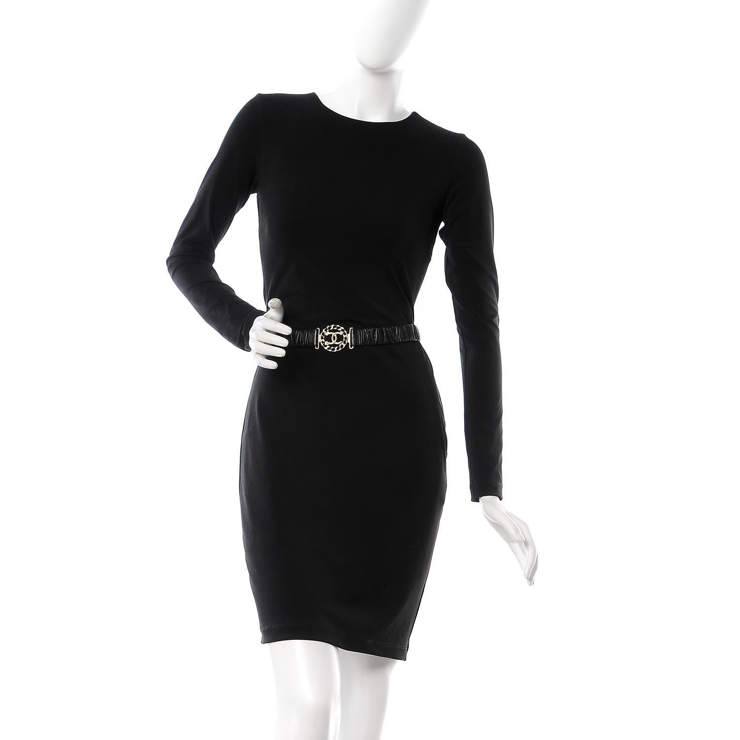 Chanel Lambskin CC Belt 90 Black 3 of 6