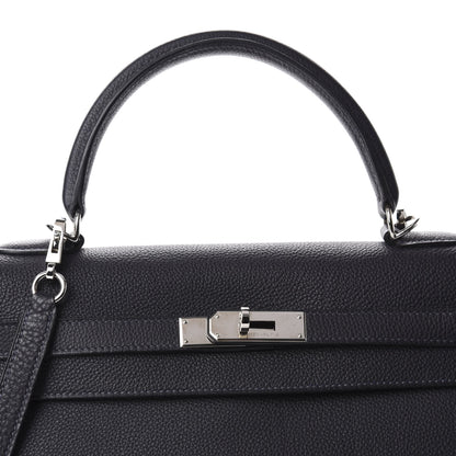 Hermes Togo Kelly Retourne 35 Bleu Nuit 11 of 11