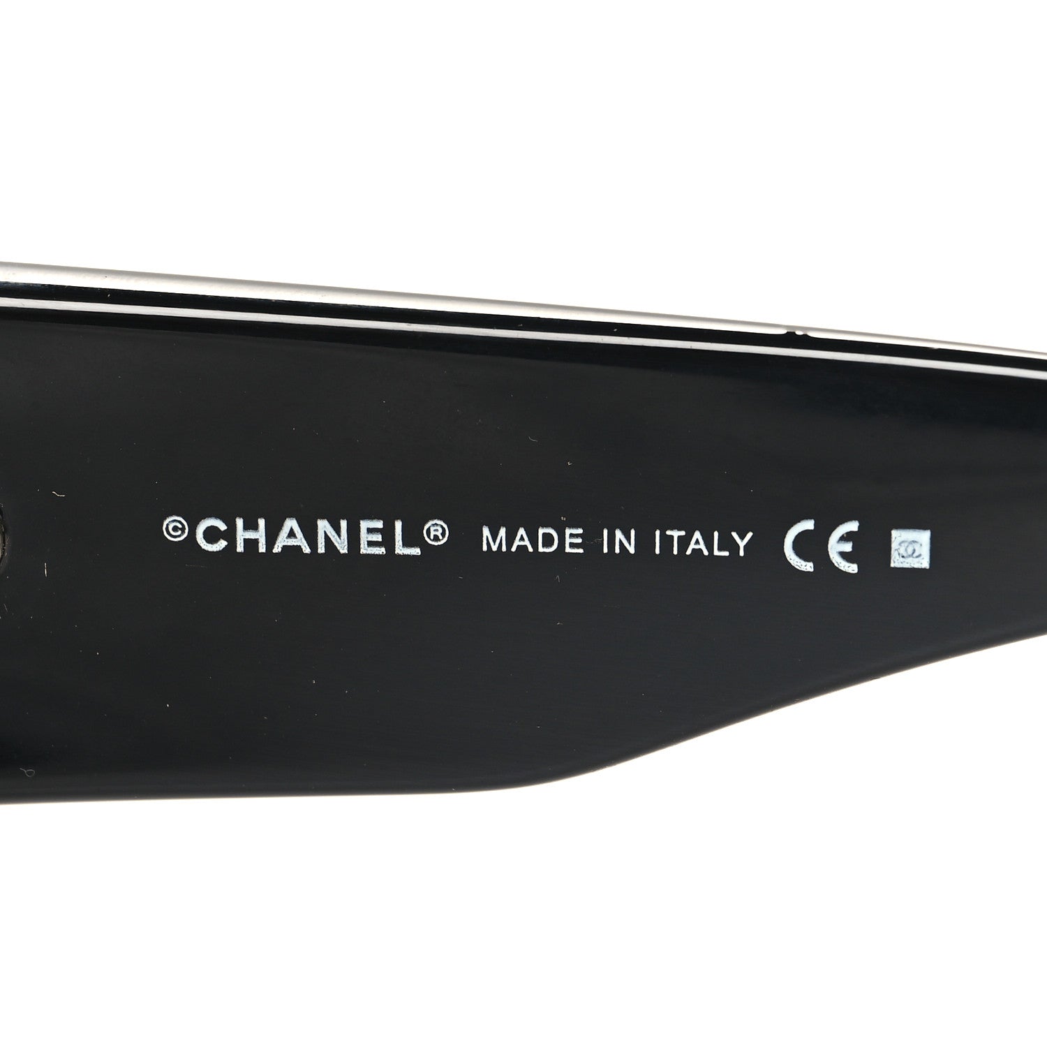 Chanel Acetate Crystal CC Sunglasses 6008-B Black 5 of 7