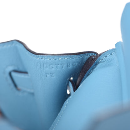Hermes Swift Birkin 25 Bleu Du Nord 18 of 37