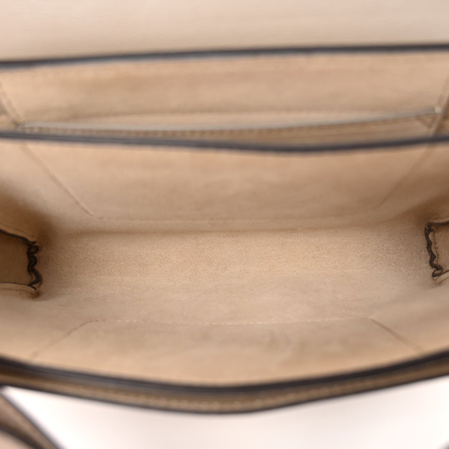 Chloe Suede Calfskin Small Faye Shoulder Bag Motty Grey 5 of 10