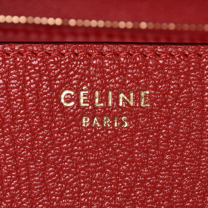 Celine Goatskin Medium Classic Box Flap Bag Carmin 8 of 9