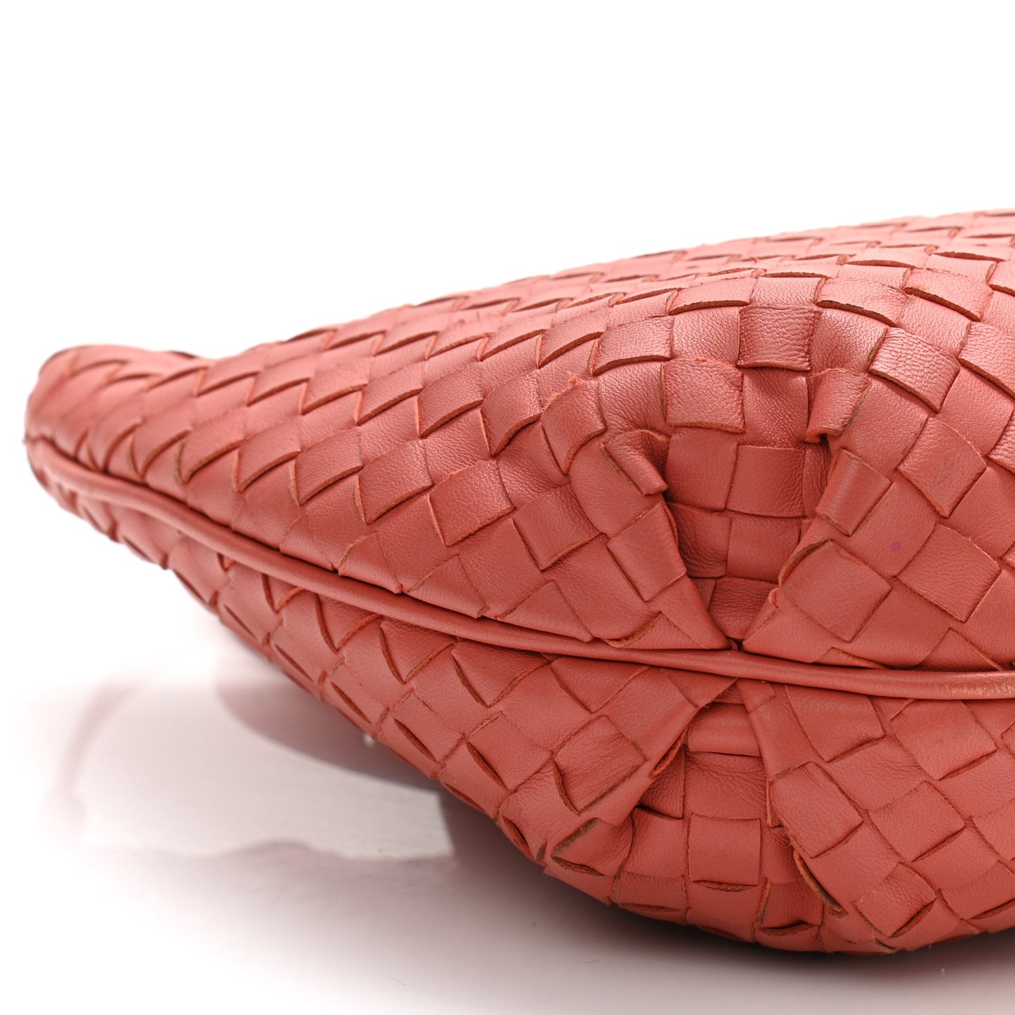 Nappa Intrecciato Crossbody Terracota