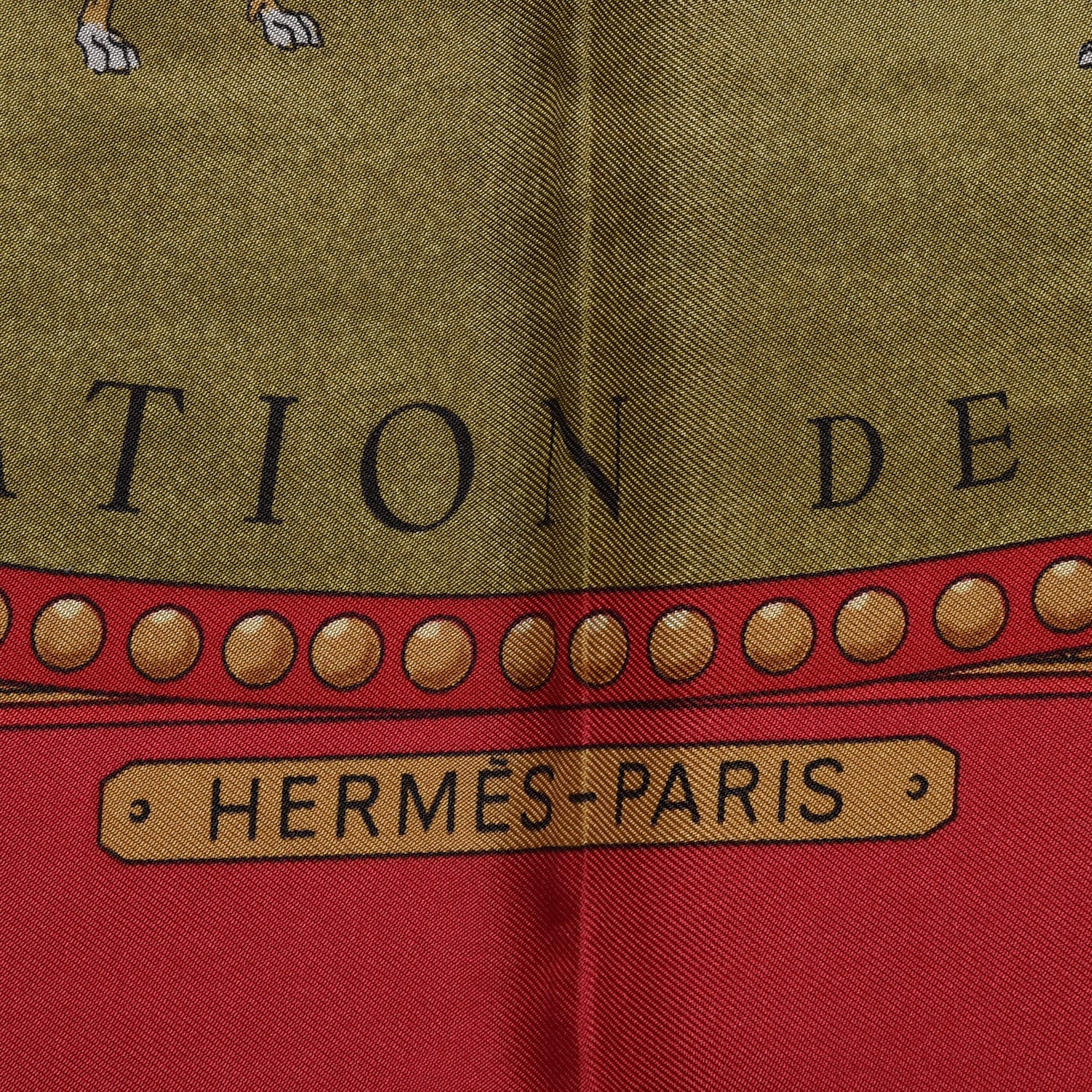 Hermes Silk Presentation de Chevaux Scarf 90 4 of 7