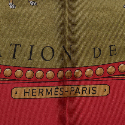 Hermes Silk Presentation de Chevaux Scarf 90 4 of 7
