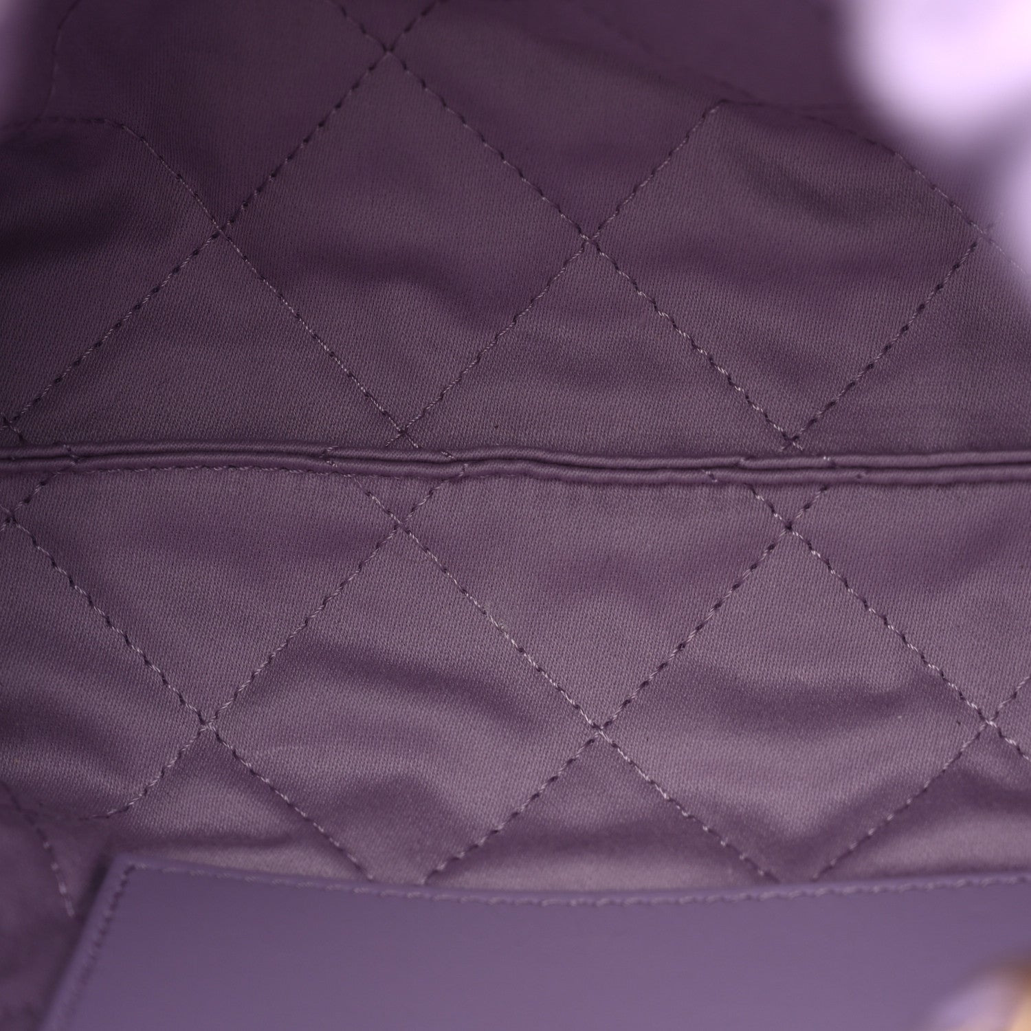 Chanel Shiny Calfskin Quilted Mini Chanel 22 Light Purple 4 of 10