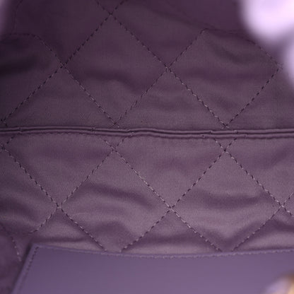 Chanel Shiny Calfskin Quilted Mini Chanel 22 Light Purple 4 of 10