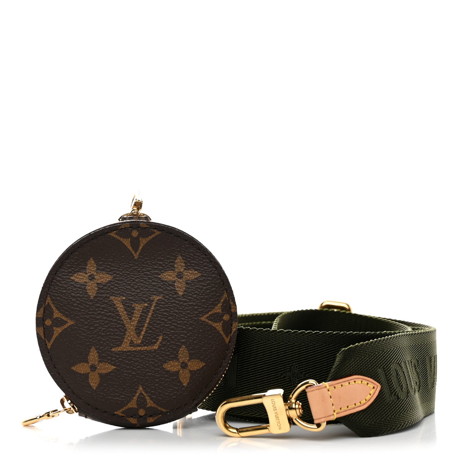 Louis Vuitton Monogram Multi Pochette Accessories Bandouliere Shoulder Strap Kaki 1 of 4
