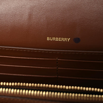 Burberry Calfskin Vintage Check New Hampshire Bag Archive Beige Tan 9 of 9