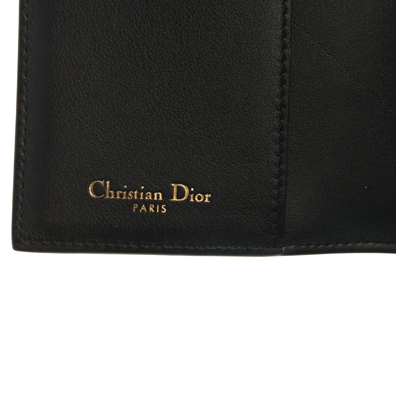 Christian Dior Calfskin Oblique Passport Holder Blue 6 of 7