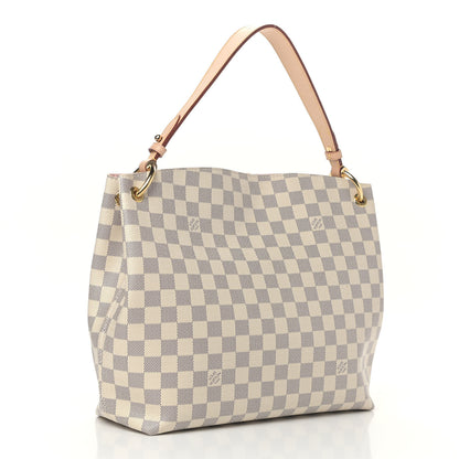 Louis Vuitton Damier Azur Graceful PM Rose Ballerine 2 of 5