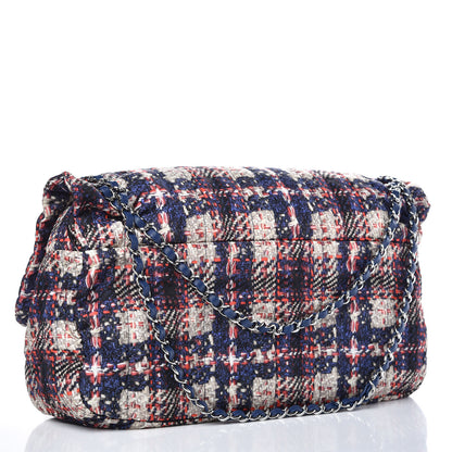 Chanel Nylon Tweed Printed Maxi Flap Multicolor 3 of 8
