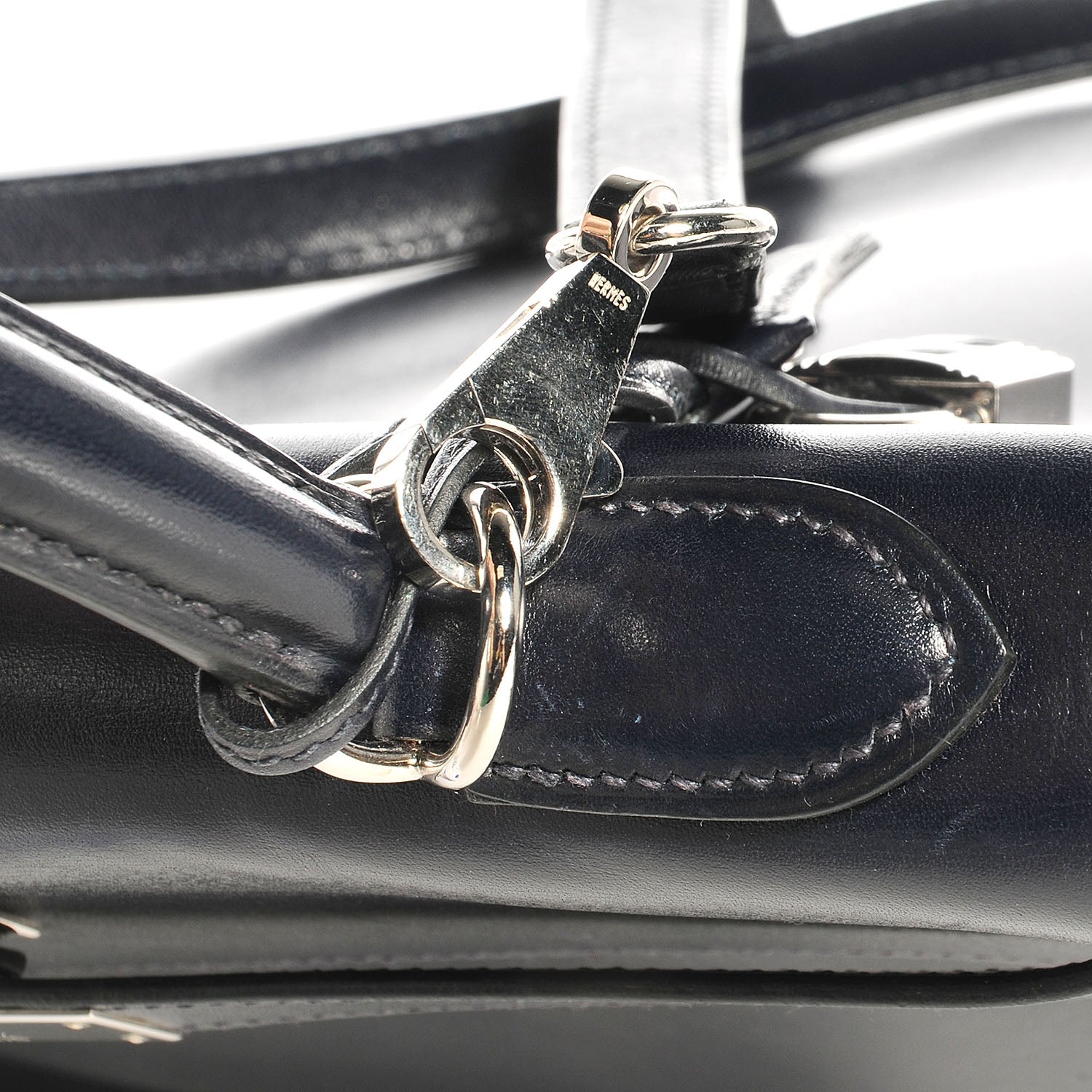 Hermes Box Kelly Retourne 32 Indigo 25 of 28