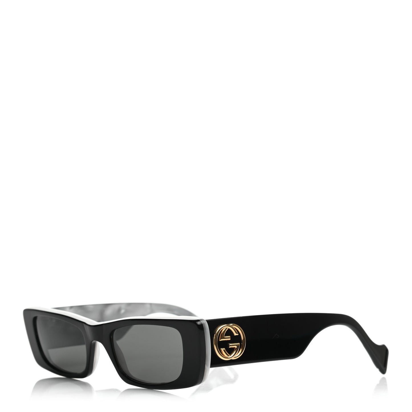 Acetate Rectangular Sunglasses GG0516S Black